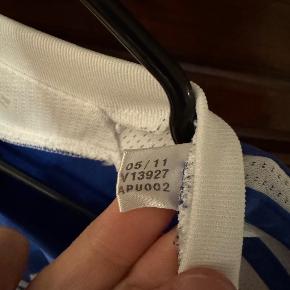 Adidas Chelsea FC Striped Blue Jersey Drogba #11 - Picture 5 of 5